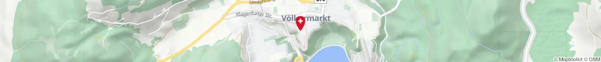 Kartendarstellung des Standorts für Apotheke Maria Hilf in 9100 Völkermarkt